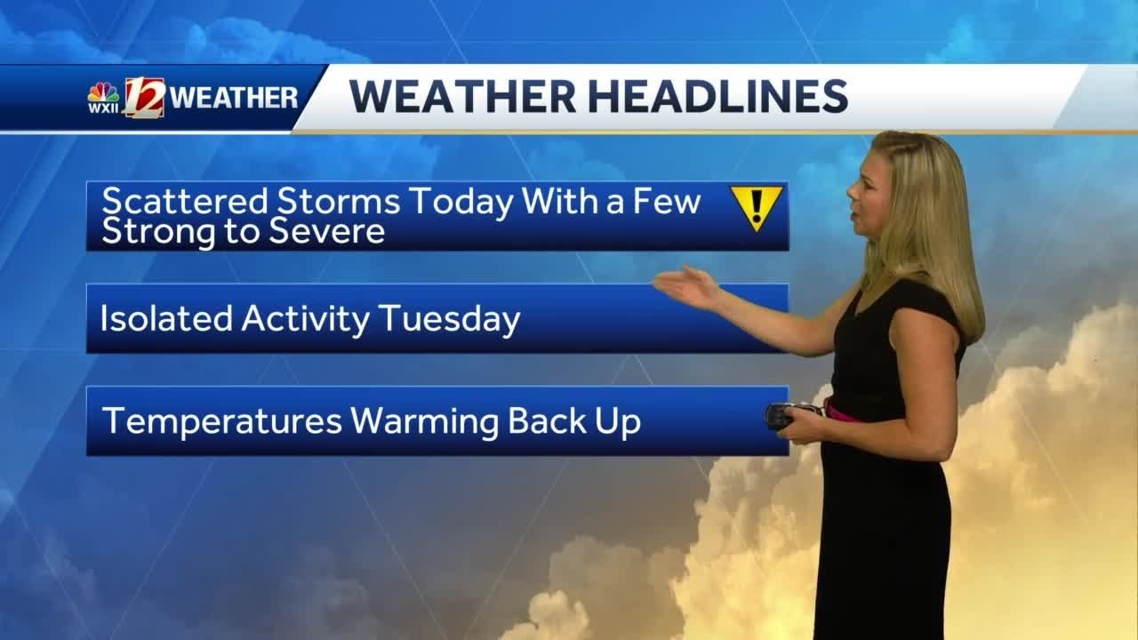 WATCH: More Showers and Storms Today - YouTube