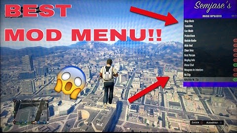 GTA 5 - BEST MOD MENU EVER!!!!! Semjases 2.5! Give other players RP!!!!!