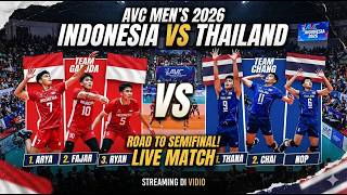 AVC MENS' INDONESIA VS THAILAND - ROAD TO SEMIFINAL