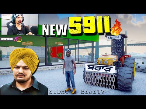 NEW TRACTOR SURPRISE  { 5911 FULL MODIFIED } New Punjabi GTA x BrarTV