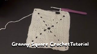 How to Crochet a Granny Square for Beginners | Step by step tutorial