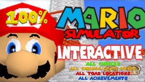 Mario Simulator Interactive 100% Complete Walkthrough