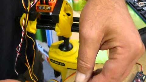 RCMF: Orange 3-axis flight stabilizer bench test part 2 of 2