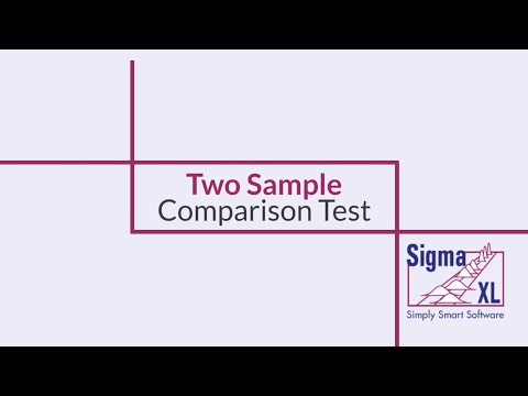 Two Sample Comparison Test