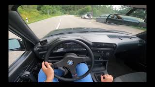 BMW E30 POV drive through the black forest.