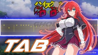 Highschool DxD Opening 1 - Trip -innocent of D - (Guitar Tab 譜 Tutorial)