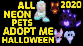 🎃 PETS NEON de HALLOWEEN + PETS ELFOS 🎅 ADOPT ME - Roblox 