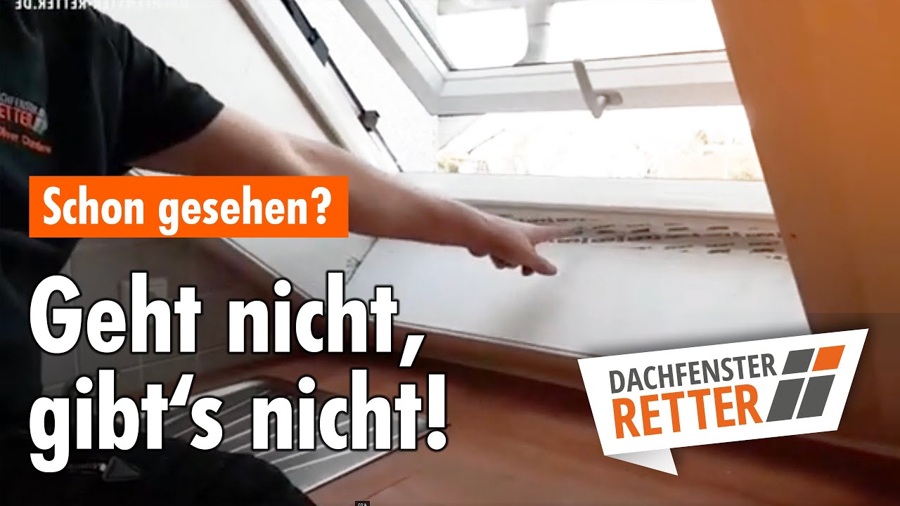 Roto Dachfenster Lässt Sich Nicht Mehr Schließen Roto Dachfensteraustausch 1:1 mit Aufkeilrahmen - YouTube