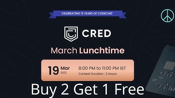 Buy 2 Get 1 Free Problem Code: SALE2 | codechef March Lunchtime 2022 | Full Problem Solution in  C++