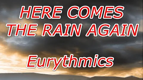 Eurythmics - Here Comes The Rain Again (Lyrics)