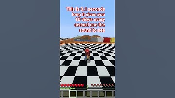 This is 0.1 seconds long It gives you 10 views every second use the sound to see#trending#minecraft
