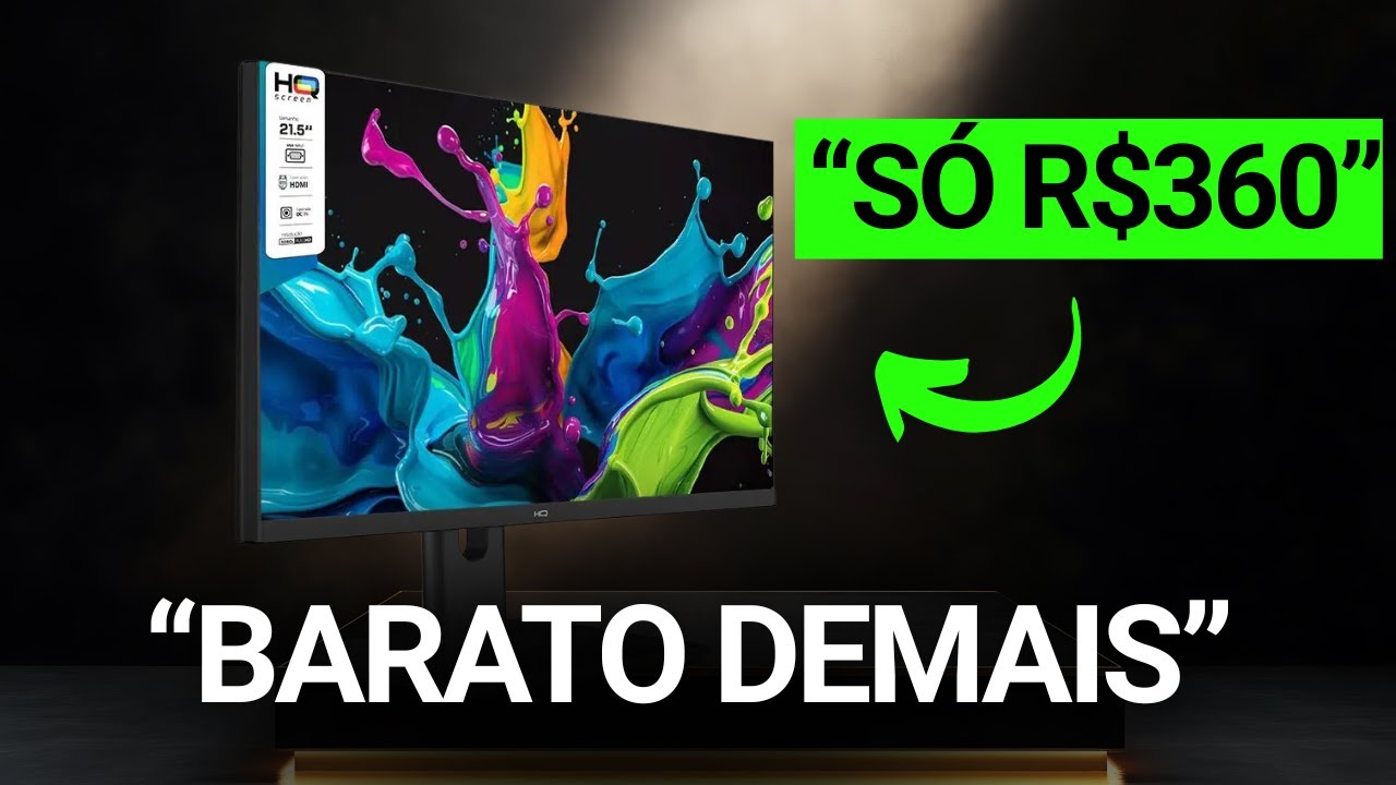 “Monitor HQ 21,5” 75Hz por R$360 – Melhor Custo-Benefício de 2025?”