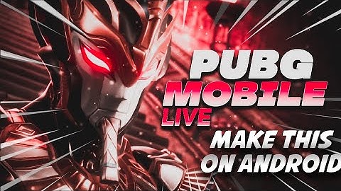 PUBG PHARAOH X THUMBNAIL | HOW TO EDIT LIVE STREAMING THUMBNAIL | MAKE THIS ON ANDROID #4