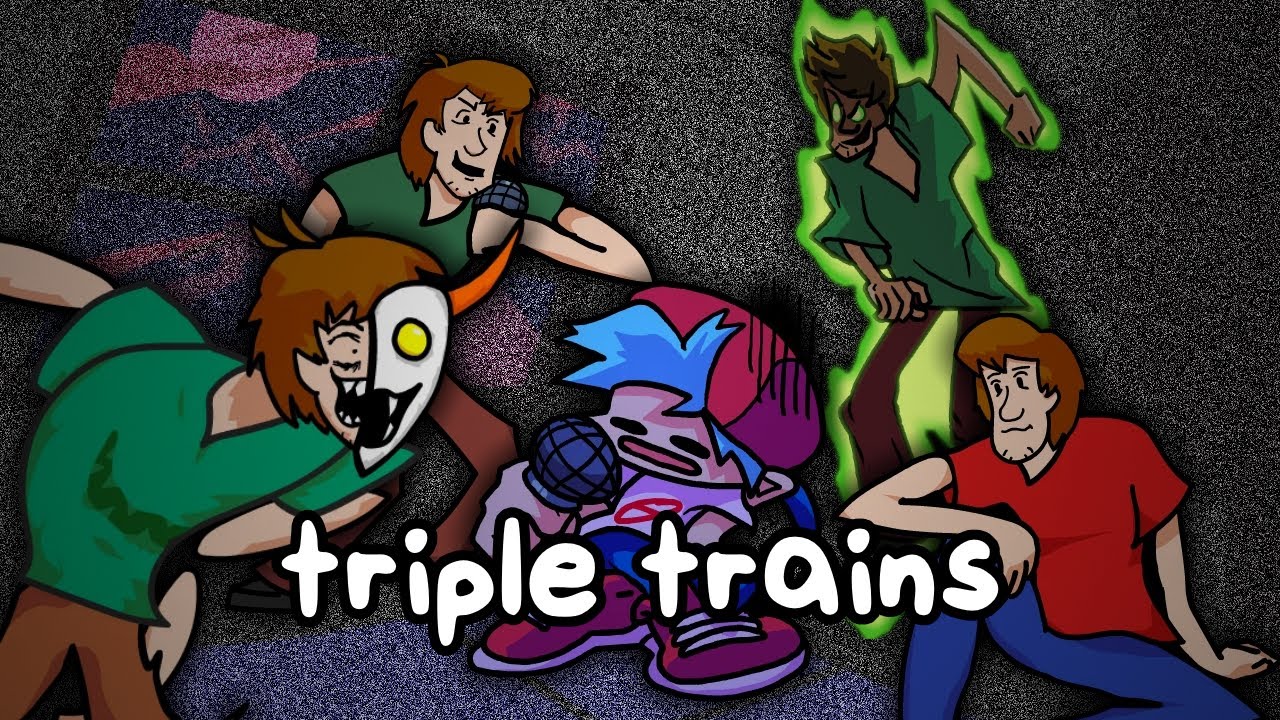 [OUTDATED] Triple Trains; Triple Trouble But It's Every Single Shaggy Singing It