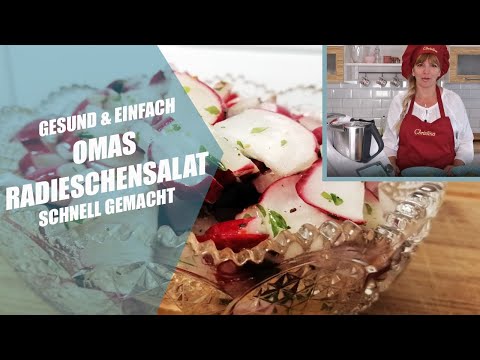 Video: Gesunder Radieschensalat