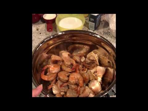 Cook with Christina : Shrimp & Chicken Carbonara