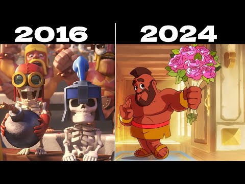 Видео: All Clash Royale Animation 2016 - 2024 / Все Мультики по Клеш Рояль 2016 - 2024