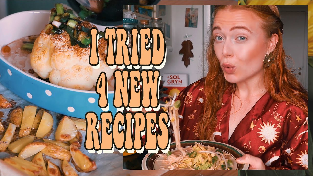 I Forced Myself To Try 4 New Meat-Free Recipes (Very picky eater) - YouTube