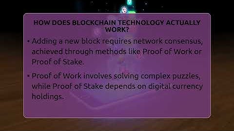 How Does Blockchain Technology Actually Work? - Talking Tech Trends