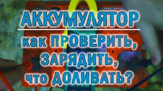 Аккумулятор - Как Зарядить? Уровень, плотность электролита - чтобы не замерз зимой!