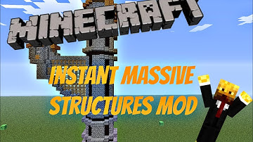 Minecraft Mod Showcase: Instant Massive Structures Pt.1