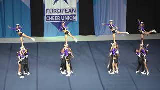 SPAIN THUNDERS BARCELONA THUNDERS STORM Senior Cheer Coed Elite at ECU 2018 Cheerleading Senior Cheer Coed Elite Spain Thunders Storm