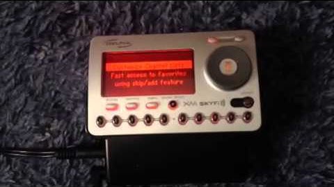 Demo Mode of XM Skyfi