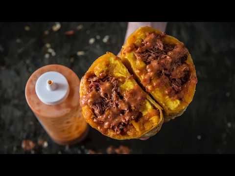 BBQ Pulled Pork Breakfast Burrito with Smoked Hot Sauce| Traeger Wood Pellet Grills