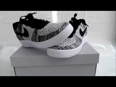 air force 1 flyknit 2 black pure platinum