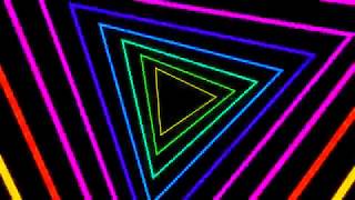 VJ Loop 001 - Rainbow Triangles [4K]