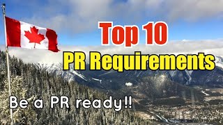 Top 10 PR Requirements | Canada Express Entry | Canada Immigration |   Pinoy vlogs |