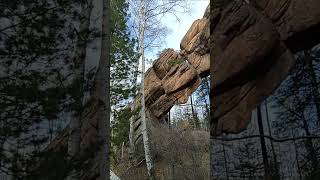 Каменная арка, каменные ворота, Лужковый камень, Тарбагатайский район Бурятии