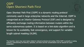 OSPF - Open Shortest Path First