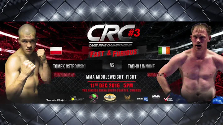 CRC#3 MMA 84kg Tomek Ostrowski (Malahide MMA) Vs T...