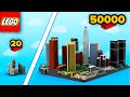 LEGO CITIES From 20 To 50 000 Parts Comparison 