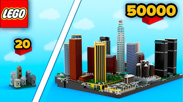 LEGO CITIES From 20 to 50,000 Parts | Comparison