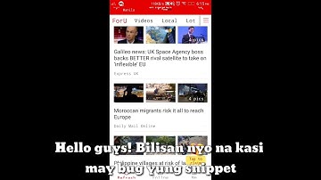 100 kaching per article BILIS! Snippet Media