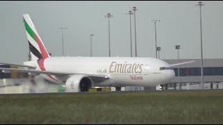 RARE | Emirates SkyCargo 777-F1H Landing at Melbourne Airport - [A6-EFJ]