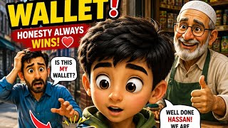 Hassan Finds a Lost Wallet ❤️ | A Powerful Lesson in Honesty