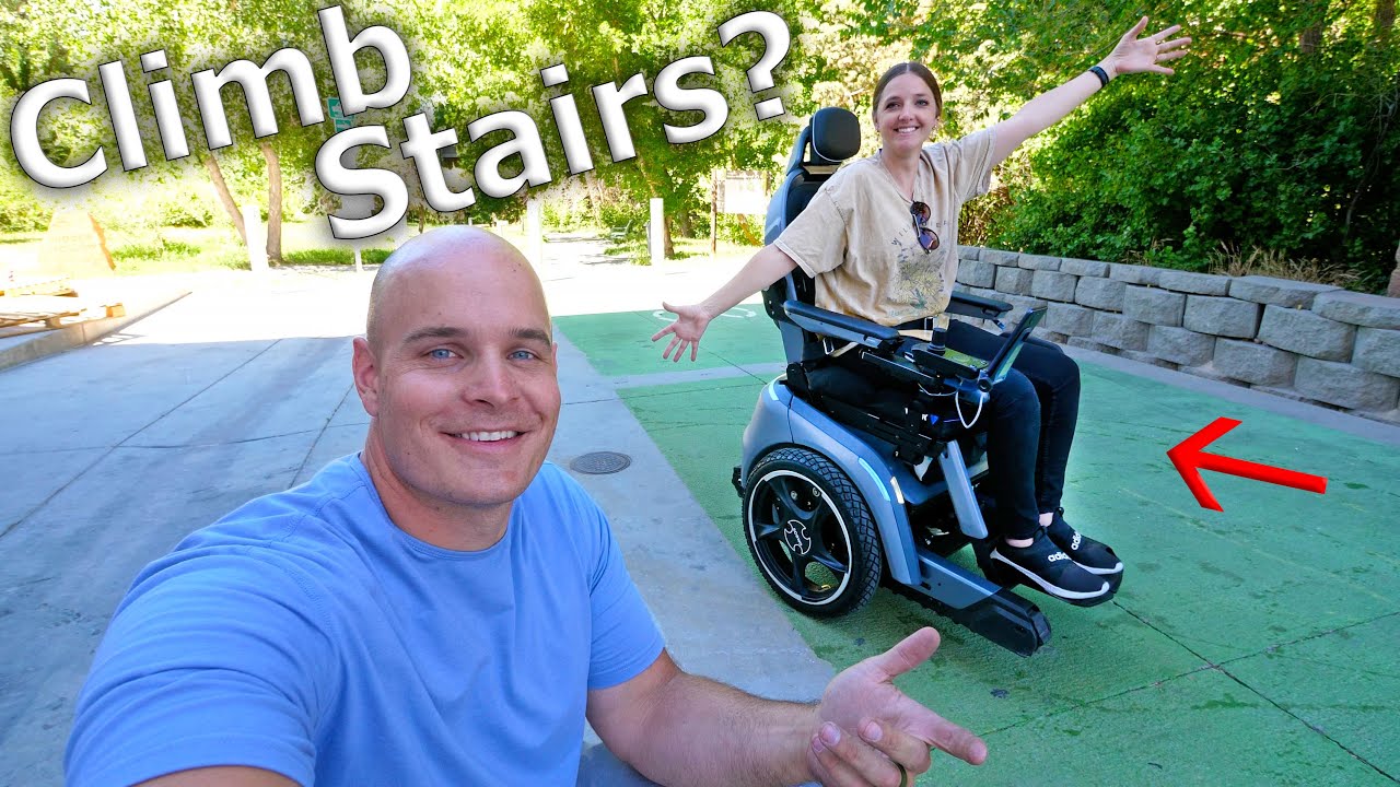 The Worlds Most Advanced Wheelchair! - (It Climbs Stairs!?!) 