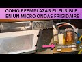 Como reemplazar el fusible en un micro ondas frigidaire