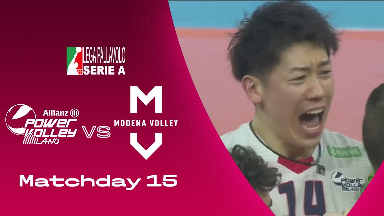 Milano vs Modena Highlights SuperLega Matchday 15