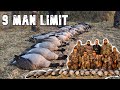 INSANE 9 MAN LIMIT! Goose Hunting Wisconsin Cut Bean Field!