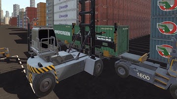 ECH Simulator | Empty Container Handler Simulator | CM Labs Simulations
