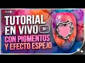 Divinas_nails_abs está en  vivo NailsArt con Pigmentos #nails #uñasprincipiantes #tutorial 