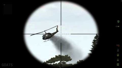 DayZ Epidemic - AI Chopper being shot down near Sanctuary.  (PAX)