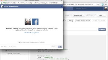 Facebook Graph API Explorer