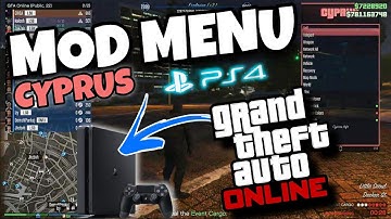 MOD MENU SU PS4! GTA 5 ONLINE - CYPRUS 1.53 + DOWNLOAD ITA