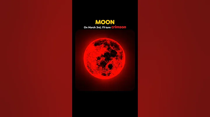 🌕 March 3, 2026 — The Night the Moon Turns Red 😱🔥#bloodmoon #lunareclipse2026 #space #astronomy