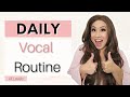 DAILY VOCAL EXERCISES #1 for Strong and Healthy Voice